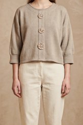 تصویر بلوز بافت دخترانه شیک 