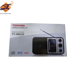 تصویر رادیو توشیبا سه موج مدل RADIO TOSHIBA HRU-30 ا Toshiba HRU-30 Radio Toshiba HRU-30 Radio