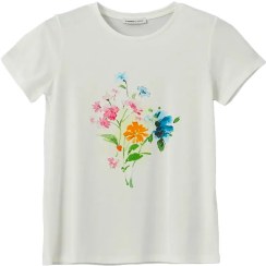 تصویر تیشرت زنانه گلدار از برند LC WAIKIKI 