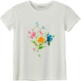 تصویر تیشرت زنانه گلدار از برند LC WAIKIKI 