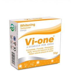 تصویر پودر سفید کننده دندان وی وان طعم پرتقال وزن ۵۰ گرم 
