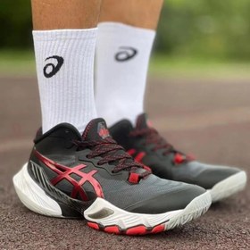 تصویر کتونی اسیکس والیبال مدل متارایز سایز۴۰ تا ۴۵ سایز ۴۴ Asics metarise