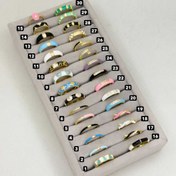 تصویر انگشتر میناکاری فری سایز 