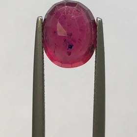 تصویر نگین یاقوت سرخ سایز 10*8 