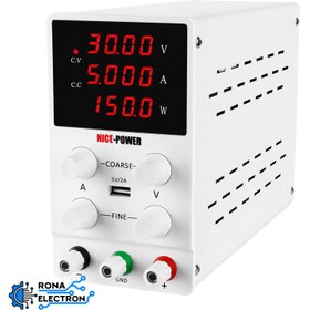 تصویر منبع تغذیه 30 ولت 5 آمپر نایس پاور NICE POEWR/TSI SPS305 ( اصلی ) POWER SUPPLY