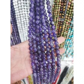 تصویر ریسه سنگ آمیتیست سایز 10 