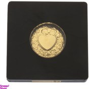 تصویر شمش طلای 24 عیار نقش برجسته طرح شادی 