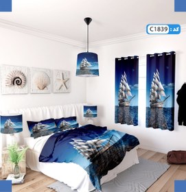 تصویر ست روتختی طرح کشتی و اقیانوس برند ایپک 