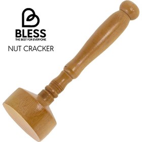 تصویر گوشت کوب کوچک چوبی Bless 