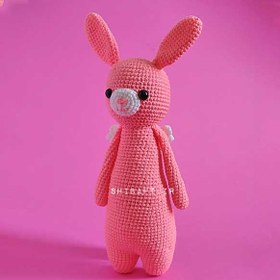 تصویر عروسک بافتنی خرگوش مدل هلوئیز کد 50 