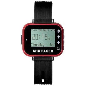 تصویر پیجر ساعتی WRC-800 برند AHK | پیجر حرفه‌ای لرزشی برای فراخوان مشتری و گارسون 