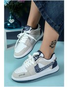 تصویر کتانی نایکی مدل یورو زنانه سایز ۳۸-۴۰ رنگ صورتی و سرمه ای و مشکی 