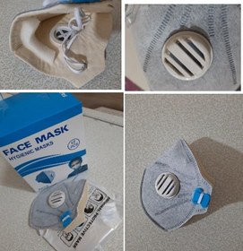 تصویر ماسک تنفسی سوپاپ دار با طرح N95 (کپی) 
