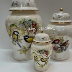 تصویر جینجر جار پرنده ترکیبی 