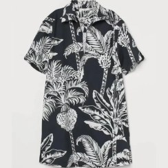 تصویر شومیز بلند هاوایی زنانه از برند H&M 