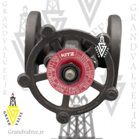 تصویر شیر فلکه کشویی "1/4 1 اینچ کلاس 150 فولاد فورج GATE VALVE 1 1/4" #150 A105 WCB