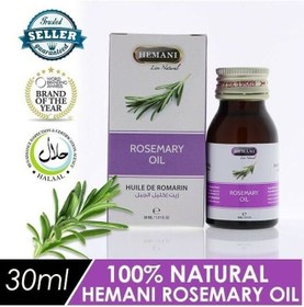 تصویر روغن رزماری 30 میلی‌لیتری 4 تکه برند hemani 4-Piece Rosemary Oil 30ml