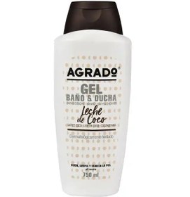 تصویر شامپو بدن ژلی اگرادو Agrado مدل Leche De Coco حاوی روغن نارگیل 750ml 