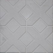 تصویر موزائیک پلیمری طرح یاسمین 40*40 - طوسی 