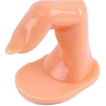 تصویر انگشت مصنوعی مخصوص کاشت ناخن (فینگر آموزشی) تمرین ناخن دار Plastic Fake Fingers Model For Nail Art With Nails