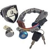 تصویر مجموعه مغزي قفل درهاوسوئيچ استارت باگيرنده سقفي و2عددريموت تاشو3 دگمه EMS:BOSCH سمند شرکتی اصل ایساکو 