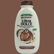 تصویر شامپو مغذی موهای خشک و معمولی با شیر نارگیل و ماکادمیا گارنیر دولچه 300 میلی GARNIER ultra dolce shampoo nutriente latte di cocco e macadamia 