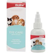 تصویر قطره نظافت چشم حیوانات خانگی بیولاین – Bioline Eye Care Cat 