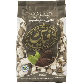 تصویر شکرپنیر طعم کاکائویی هلدار سایز بند انگشتی - فیاض Cocoa and Cardamom Flavor Knuckle Size Sugarcandy - Fayyaz