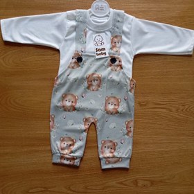 تصویر سرهمی پیشبندی طرح خرسی دخترانه 