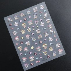 تصویر برچسب فانتزی لنز ناخن و گوشی |کد13| 38465 