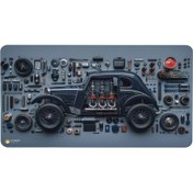 تصویر دسک پد هومرو مدل MX2287 طرح ماشین کلاسیک 