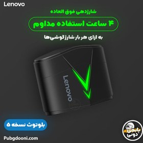 تصویر هندزفری بلوتوثی لنوو مدل LP6 Lenovo LP6 Bluetooth Handsfree