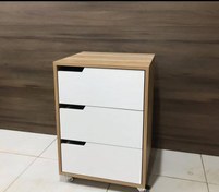 تصویر فایل سه کشو دستگیره مخفی hidden knock 3drawer