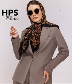 تصویر روسری نخی ژاکارد دور دوخت - 3 