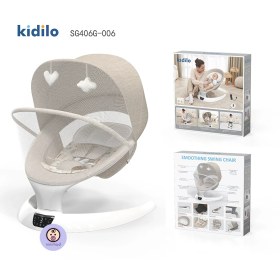 تصویر گهواره و نی نی لای لای موزیکال کیدیلو مدل Kidilo Cradle SG406G 