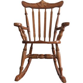 تصویر صندلی چوبی راک مدل عقاب 