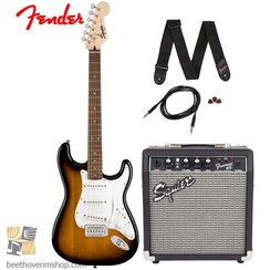 تصویر پکیج گیتار الکتریک فندر Fender 0371823632 Squier PK Strat BSB GB 10G 230V EU 