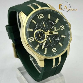 تصویر ساعت هامر مدل 804G سبز 