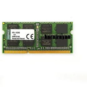 تصویر رم لپ تاپ 8 گیگ Kingstone DDR3 1600-12800 MHZ 1.5V 