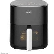 تصویر سرخ کن بدون روغن میگل مدل GAF-150 ظرفیت 5 لیتری Migel GAF-150 Air Fryer 5L