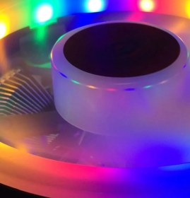 تصویر فن پردازنده گریت مدل HF696 RGB دار 