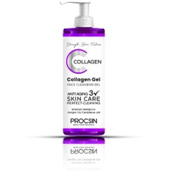 تصویر ژل شستشوی صورت کلاژن ساز اصلی پروکسین PROCSIN COLLAGEN GEL FACE CLEANSING GEL ANTI AGING