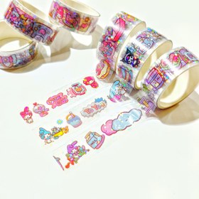 تصویر چسب واشی هولوگرامی 