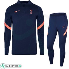 تصویر نیم زیپ شلوار تاتنهام Tottenham Training Navy blue Pink 