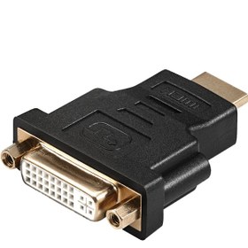 تصویر مبدل DVI ماده به HDMI نر ا DVI TO HDMI 24+1 PIN DVI TO HDMI 24+1 PIN
