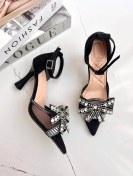 تصویر مجلسی توری جلوباز ، مدل روناک پاشنه بلند 