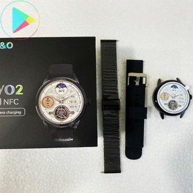 تصویر ساعت هوشمند W&O مدل W02 NFC W&O W02 NFC Smart Watch