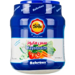 تصویر سس مایونز بهروز 1800 گرمی با چربی کاهش یافته 