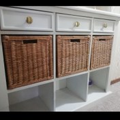 تصویر باکس حصیری ایکیا جعبه چوبی مروار نظم دهنده (پس کرایه) 