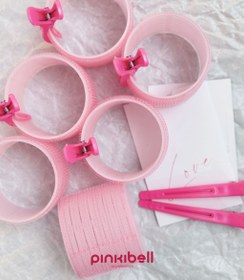 تصویر ست بیگودی و گیره رنگی 